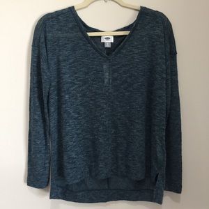NWT XS Old Navy Dark Blue Long Sleeved Sweater Top